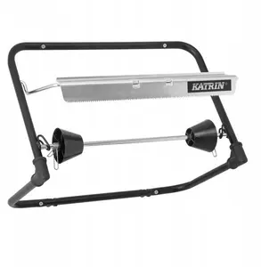 Katrin 54930 Black Wall-Mounted Dispenser for 1 Industrial Wiper Roll