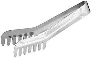 Fackelmann 41001 Kitchen Tongs Made of Silver Stainless Steel