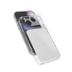 Epico Tile Mag+ Case for iPhone 17 Pro Max and iPhone 18 Pro Max grey compatible with MagSafe