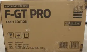 Гоночный симулятор кокпит Next Level Racing F-GT Pro Formula and GT Grey Edition Стальной Серый Регулируемая спинка 150кг Макс вес