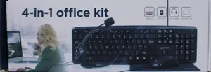 SALE OUT. Gembird KBS-UO4-01 Multimedia office set, black, US-Layout | SALE OUT. | Gembird 4-in-1 Multimedia office set | KBS-UO4-01 | Keyboard, Mouse, Pad and Headset Set | Wired | Mouse included | US | Black | DAMAGED PACKAGING