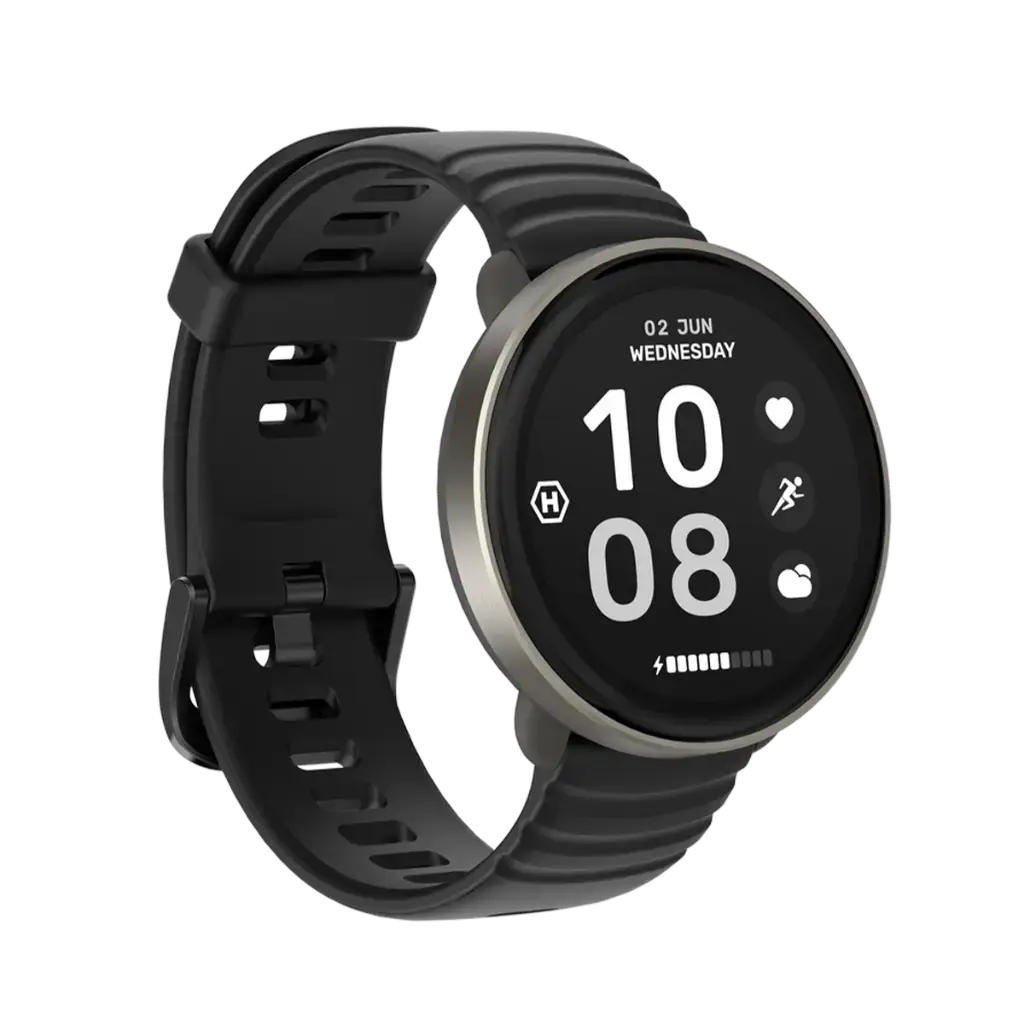 Viedpulkstenis Hammer Ventus GPS AMOLED 1.32" Melns Photo 1