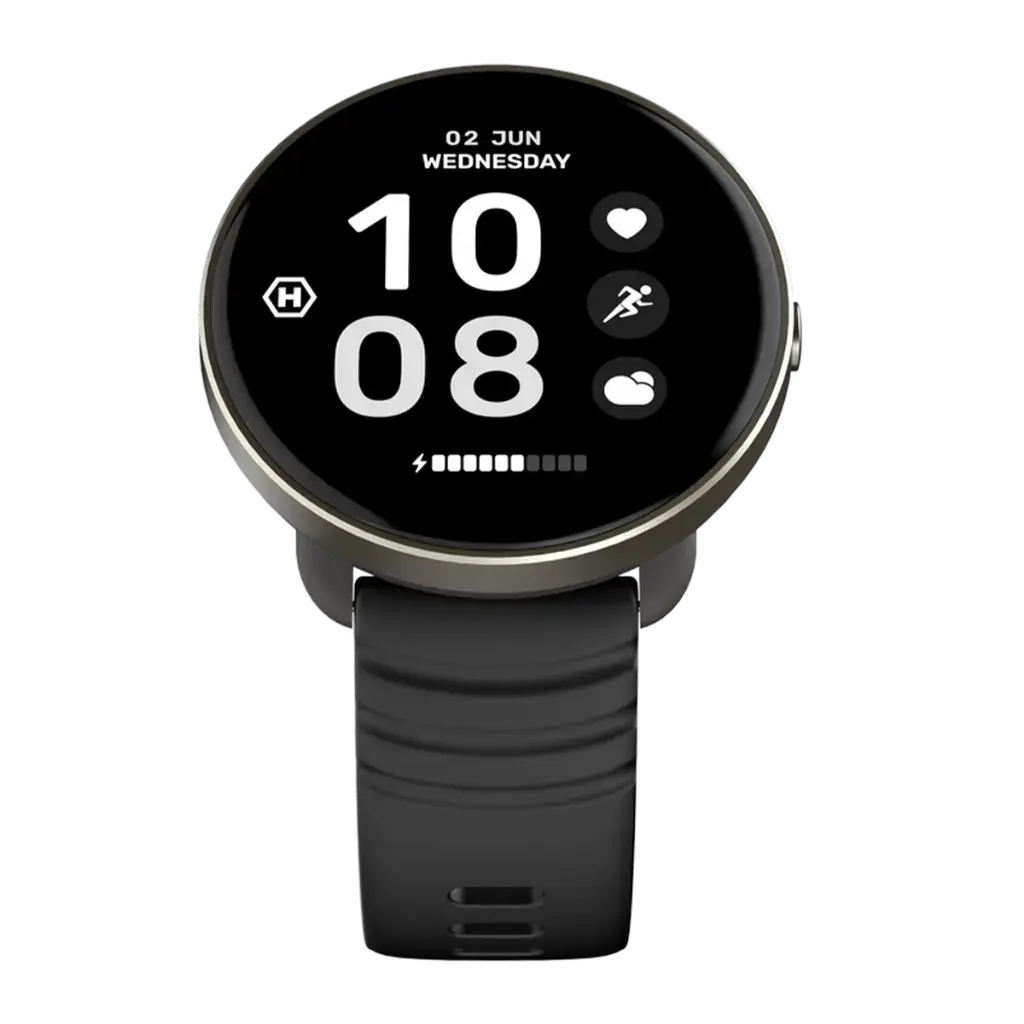 Viedpulkstenis Hammer Ventus GPS AMOLED 1.32" Melns Photo 4