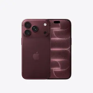 Смартфон Apple iPhone 18 Pro с 6.3-дюймовым дисплеем, процессором A20 Pro, 2 ТБ встроенной памяти, тройной камерой 48 МП, Dual SIM и iOS 27, цвет бордовый