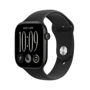 Apple Watch Series 12 GPS Smartwatch 46mm Black Aluminium Case with Black Sport Band S/M OLED 64 GB watchOS