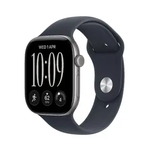 Apple Watch Series 12 GPS 42mm Space Grey Aluminium Case with Navy Blue Sport Band S/M OLED Display watchOS 64GB