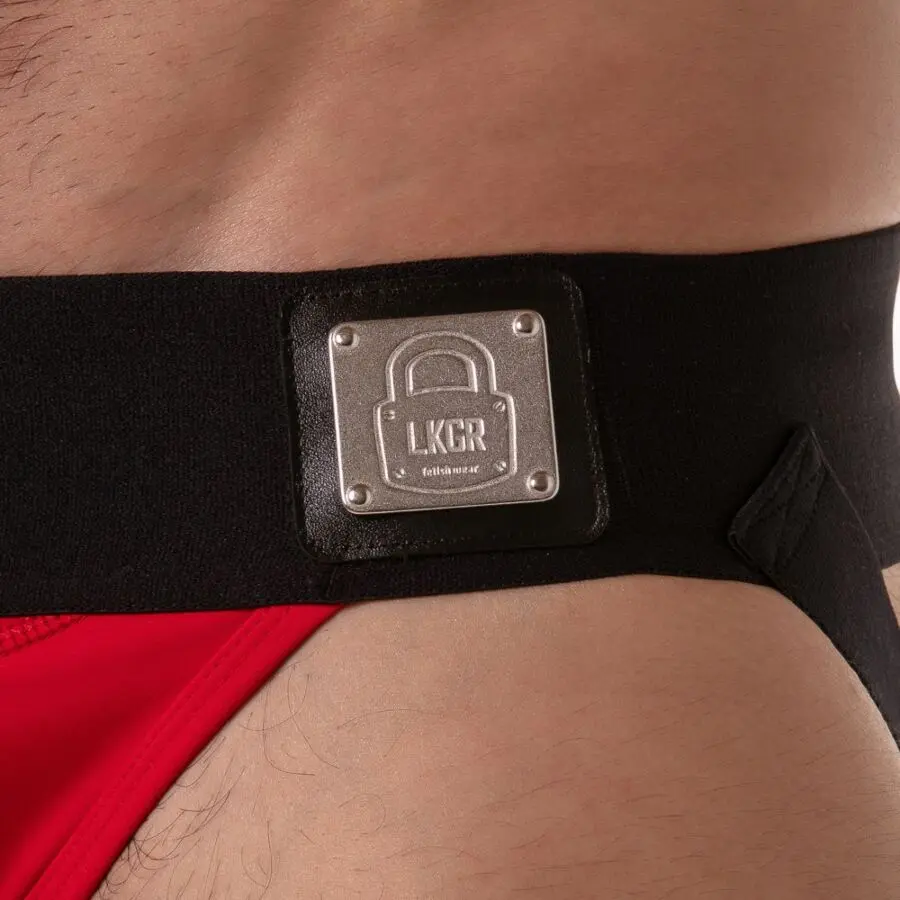 Бандаж Locker Gear Wide Waistband Jockstrap Red L Photo 4