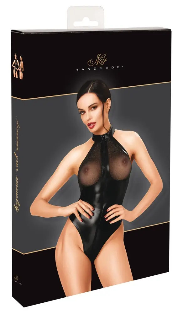 Noir Body Transp. Chest XL Melns