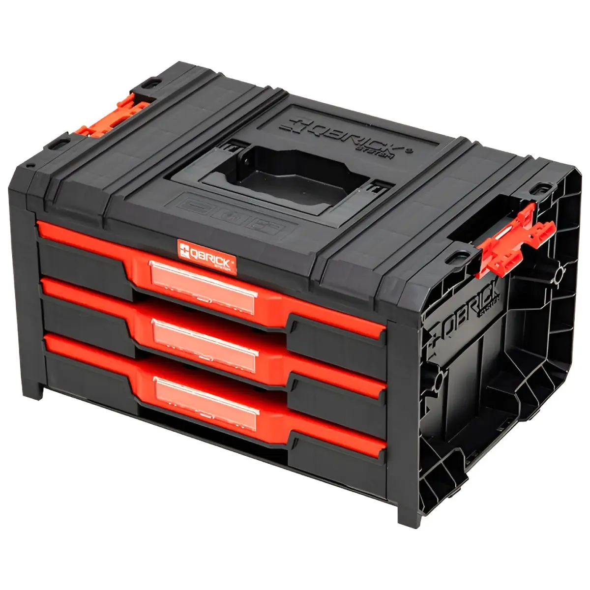 Instrumentu kaste Qbrick Pro 3 atvilktnes