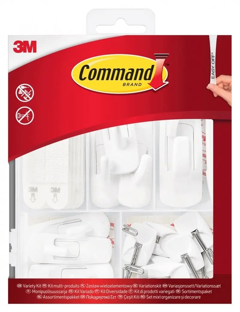 Command 3M Āķu un līmlentu komplekts