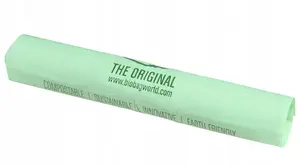 Staples BioBag Compostable Waste Bags 8L 15 Micron Green 39x41cm 25 pcs