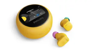 Philips TAMS3YL/00 True Wireless In-ear Headphones with Bluetooth, USB Type-C and 20 - 20000 Hz Frequency Range in Yellow