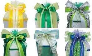 ROTH Зеленый бант для школьного кулека Green Magic зеленого цвета из 85% полиэстера и 15% акрила