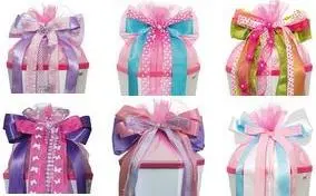 ROTH Бант для школьного кулека Sweet Harmony розово-фиолетовый из полиэстера и акрила