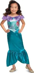 GoDan Ariel Basic Costume Little Mermaid Size S 5-6 Years