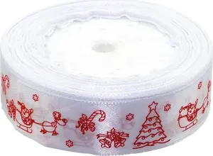 BREWIS Satīna lente Ziemassvētki 12mm x 22m Krāsa 12 AA288BRW