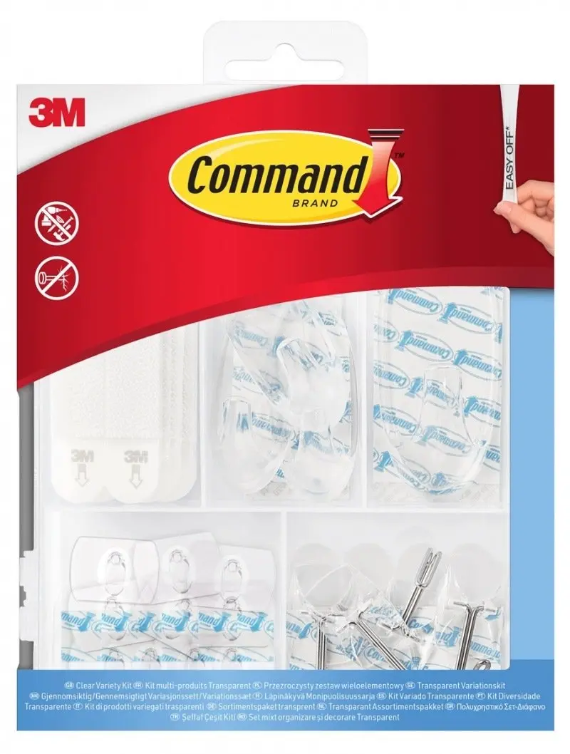 Command 17232-EU Āķu un līmlentu komplekts