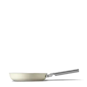 Smeg FPF2002CRM Frying Pan with Ceramic Non-Stick Coating 20 cm Aluminium and Stainless Steel Max 250 °C