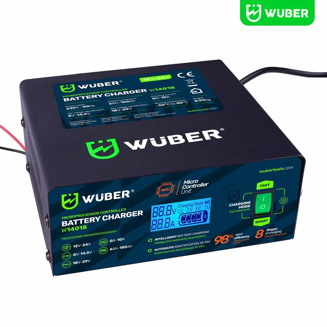 WUBER W14018 akumulatoru lādētājs Photo 6