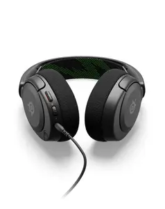 Steelseries ARCTIS NOVA 1X Wired Gaming Headset Binaural Head-band Black and Green 3.5mm Connector