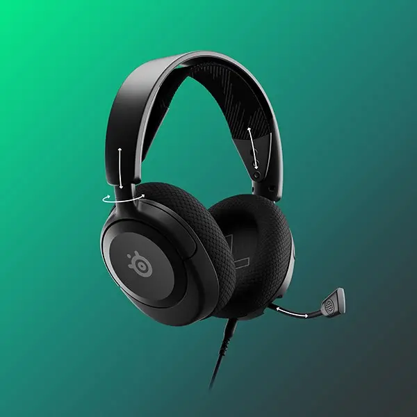 Steelseries Arctis Nova 1 Gaming Headset Refurbished Black Photo 8
