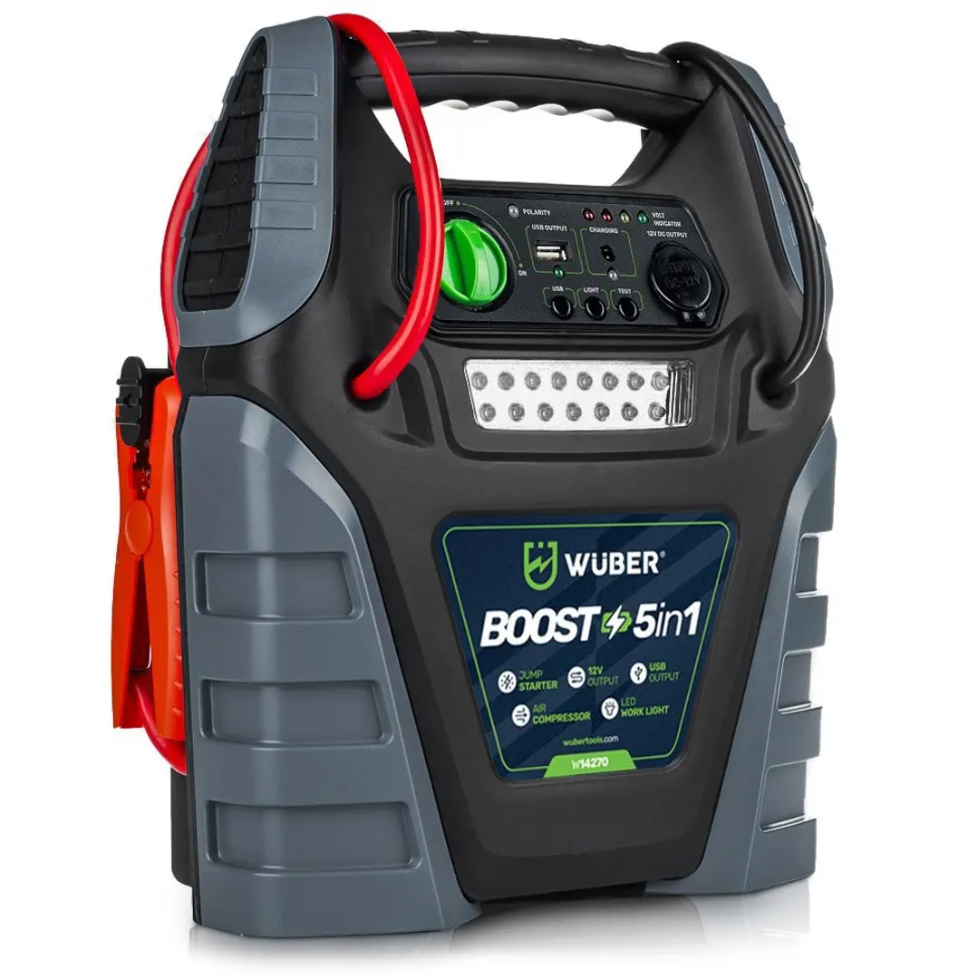 Wuber W14270 5-in-1 Boostera Gaisa Kompresors ar Palaidēju Photo 3
