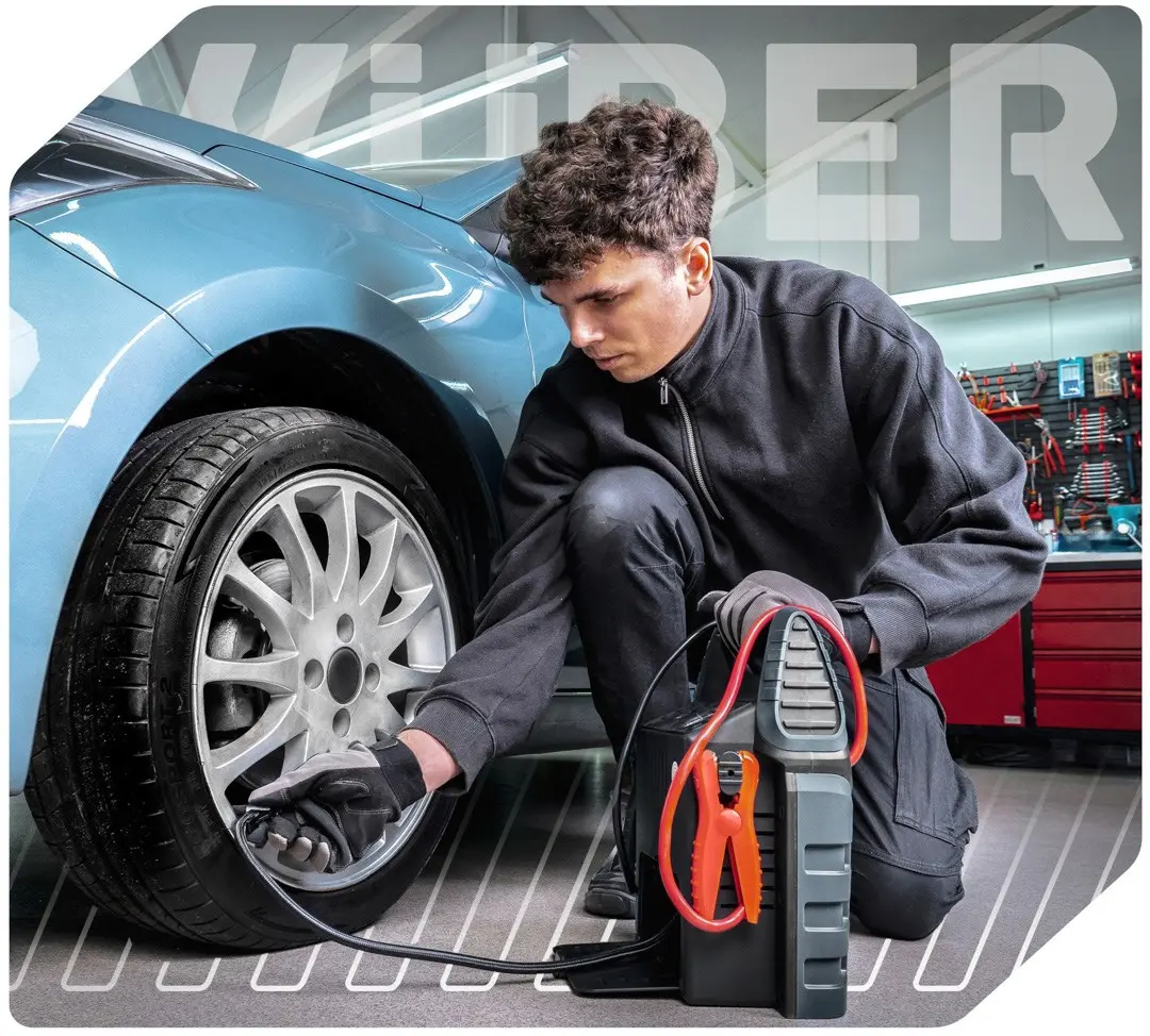 Wuber W14270 5-in-1 Boostera Gaisa Kompresors ar Palaidēju Photo 10