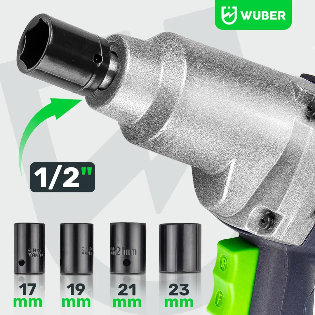 WUBER W33250 Electric Impact Wrench 800 Nm Photo 8