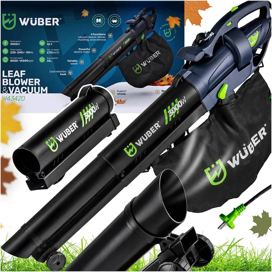Электрическая воздуходувка WUBER W43420 3000Вт Photo 7