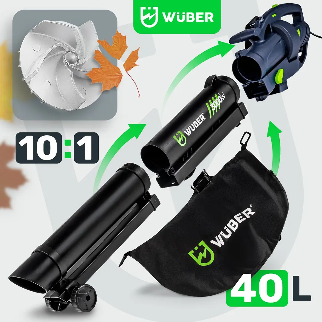 Электрическая воздуходувка WUBER W43420 3000Вт Photo 13