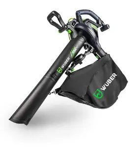 Electric Leaf Blower WUBER W43422 3000W with 15:1 Mulching Function