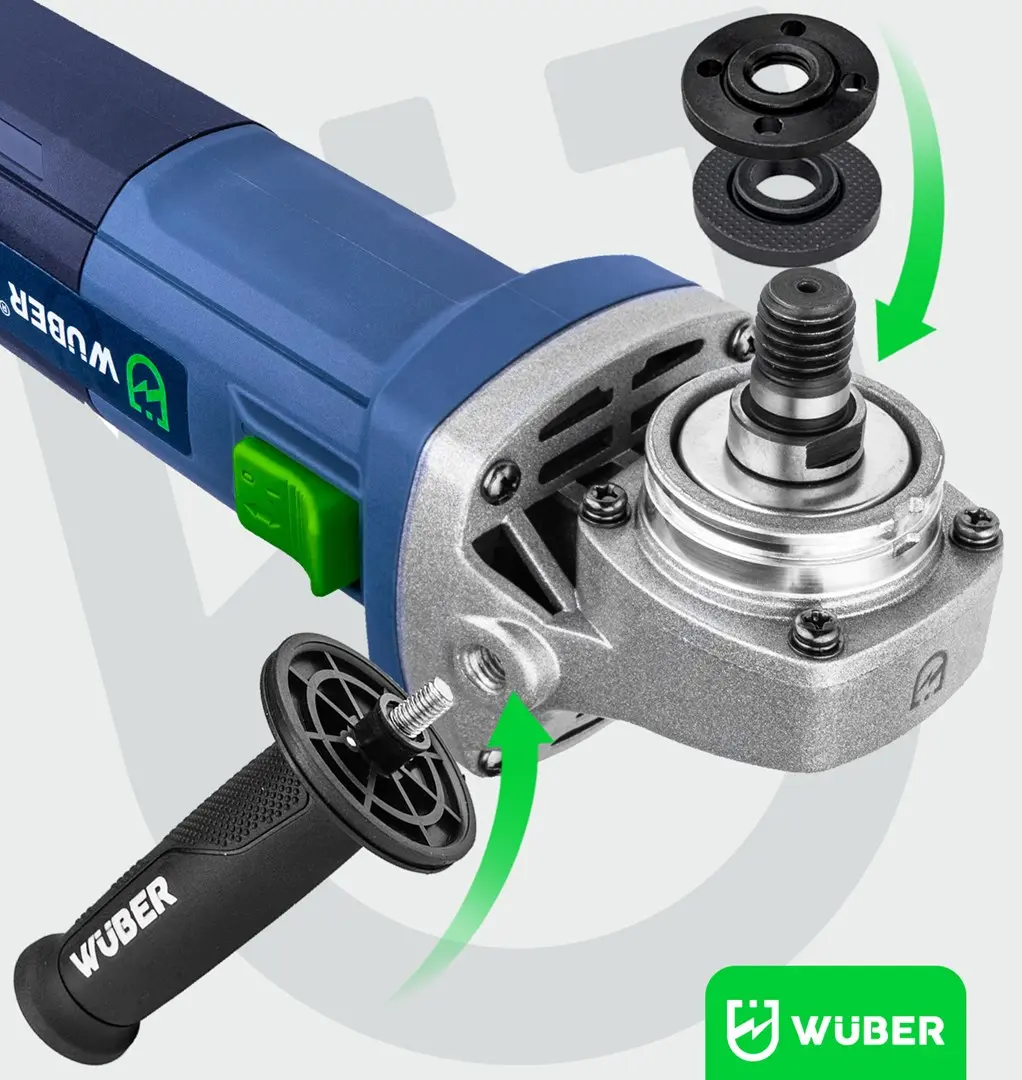 WUBER W27477 Leņķa slīpmašīna 850W 125mm Photo 7