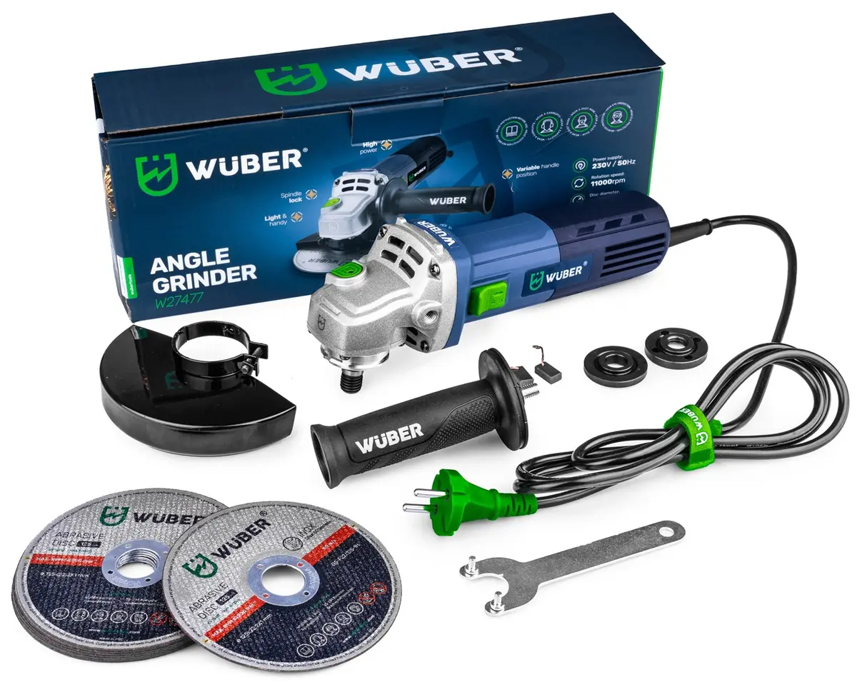 WUBER W27477 Leņķa slīpmašīna 850W 125mm Photo 9