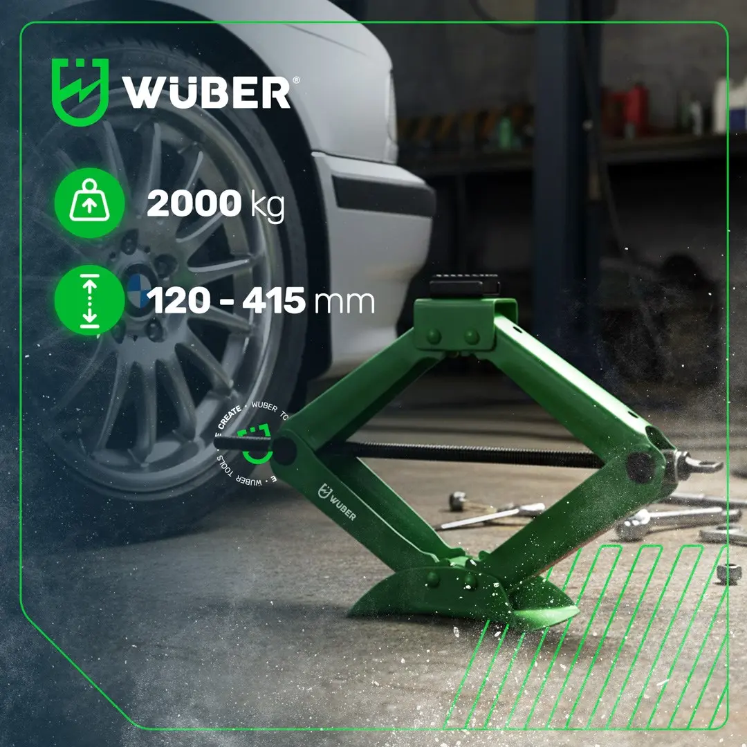 WUBER W22023 Scissor Car Jack 2T Photo 12