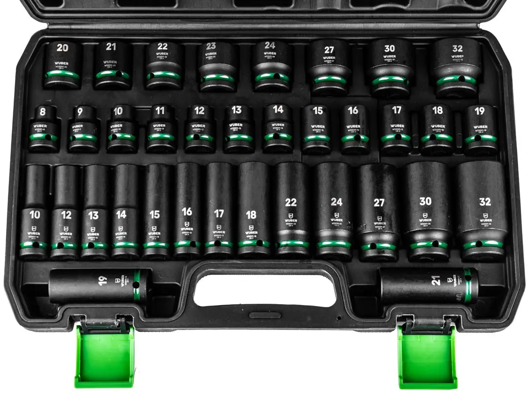 WUBER W33001 Impact Socket Set 35-Piece 1/2" Photo 2