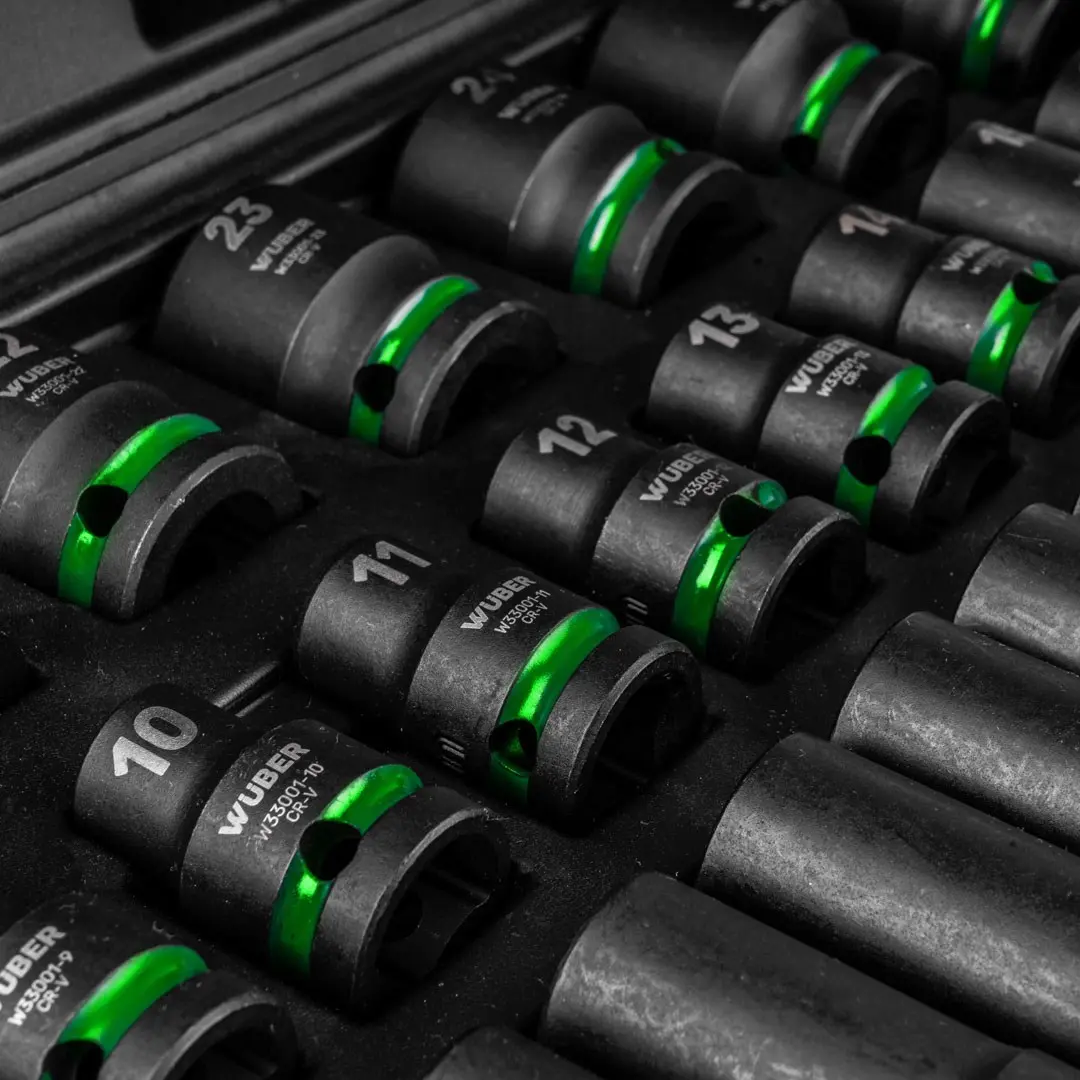 WUBER W33001 Impact Socket Set 35-Piece 1/2" Photo 4