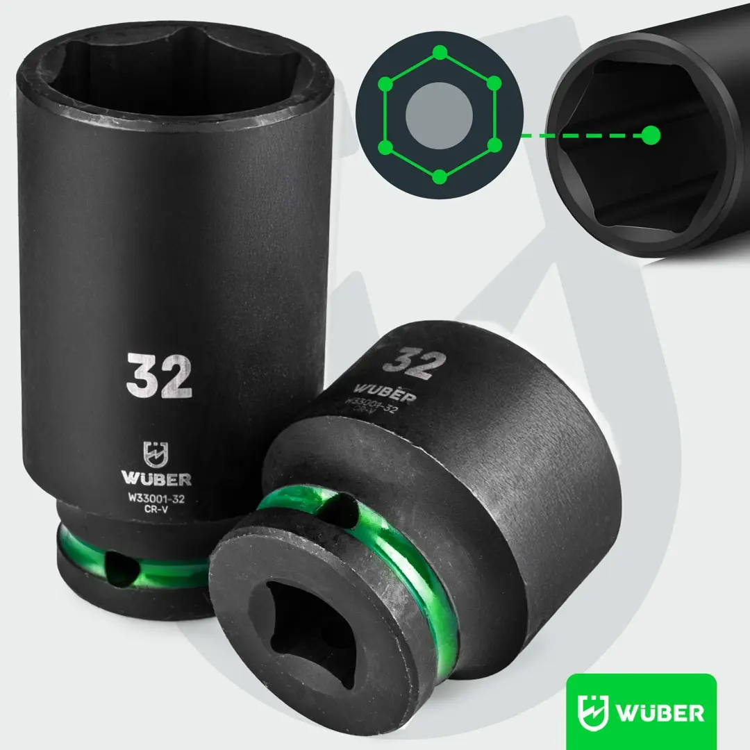 WUBER W33001 Impact Socket Set 35-Piece 1/2" Photo 5