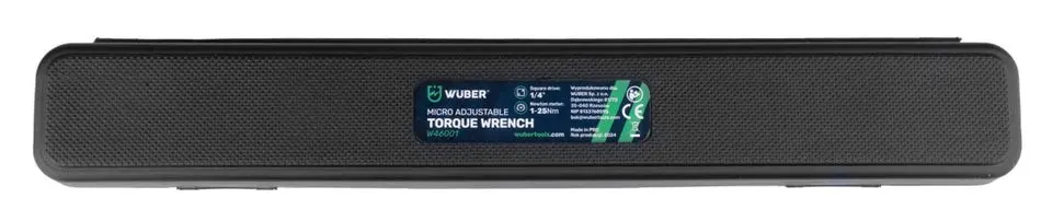 WUBER 1/4" Dinamometriskā atslēga 1-25 Nm Photo 19