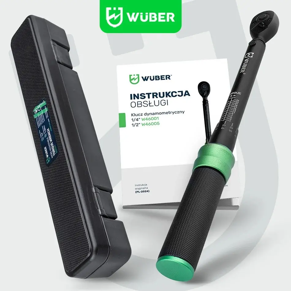 WUBER 1/4" Dinamometriskā atslēga 1-25 Nm Photo 20