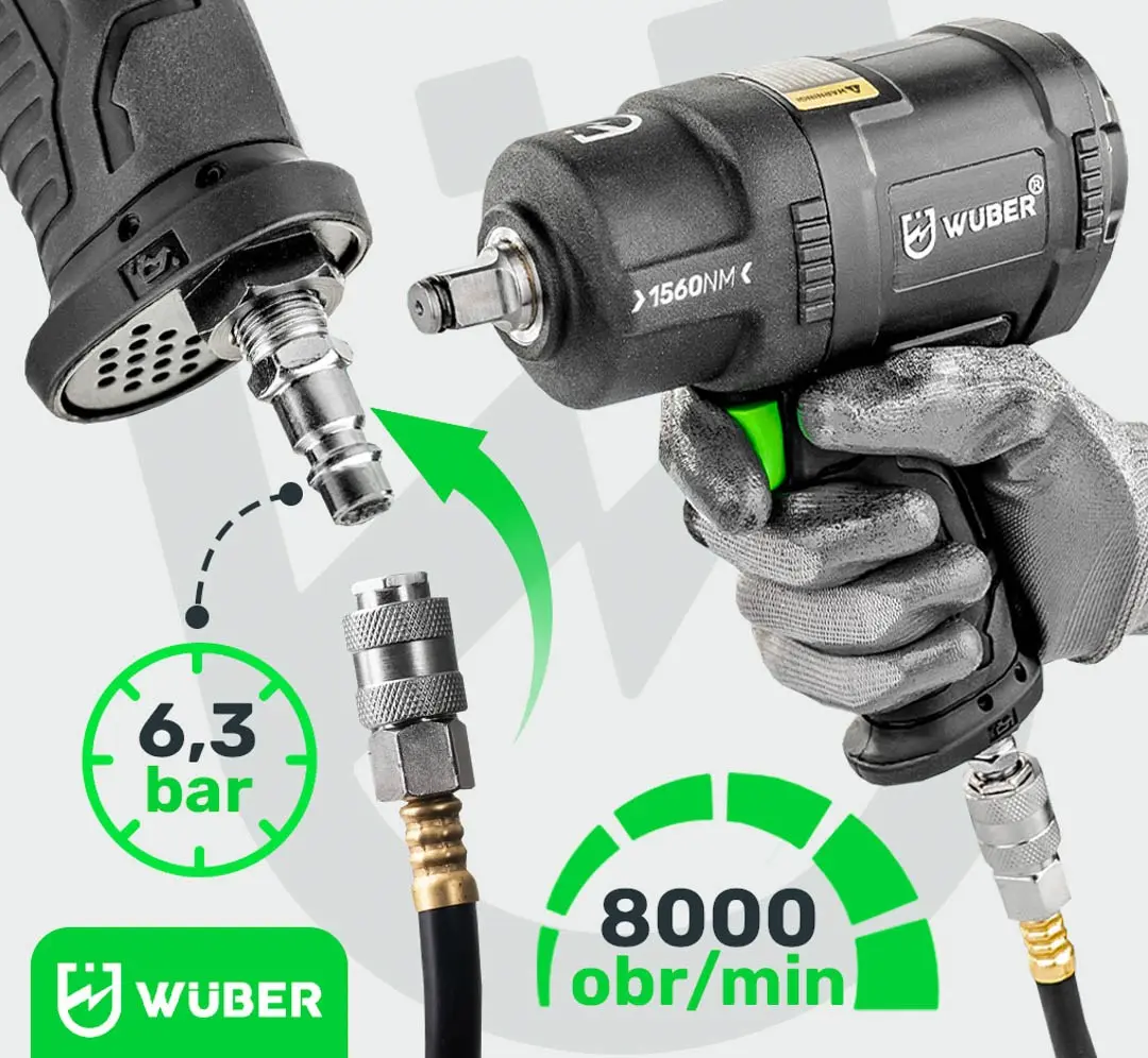 Pneimatiskā uzgriežņatslēga WUBER W33220 Photo 8