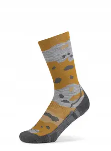Buff Merino Lightweight Crew Sock LWC2 Umber Khaki L Merino Wool Socks
