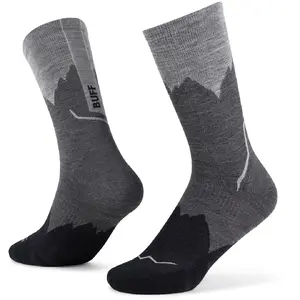 Buff Merino Lightweight Crew Sock LWC3 Black L шерстяные носки для походов и на каждый день