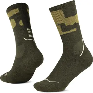 Термоноски Buff THERMONET CREW SOCKS TC OLIVE GREEN L