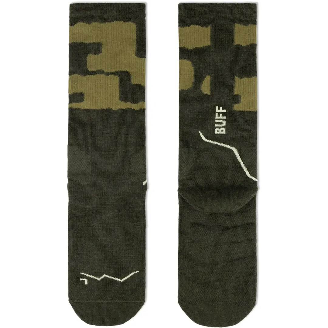 Носки Buff THERMONET CREW SOCKS TC OLIVE GREEN L Photo 3