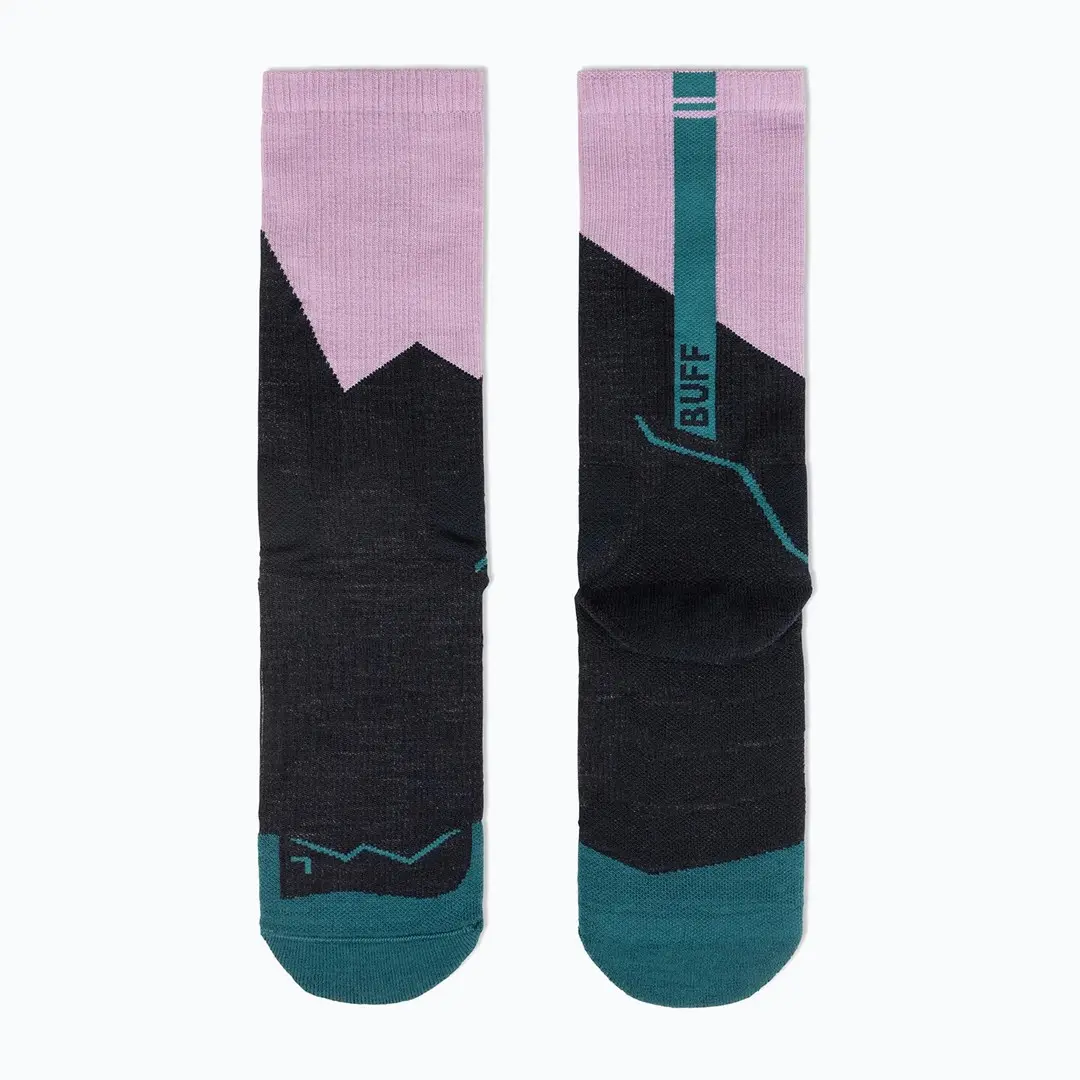 Buff MERINO MW CREW SOCKS MWC1 Orchid L Photo 2