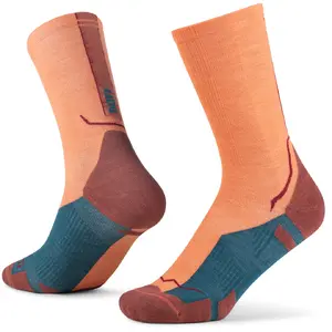Buff Merino Lightweight Crew Socks LWC4 Flamingo Size L