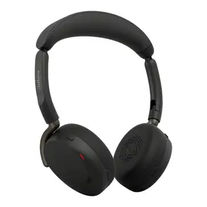 GN Audio Jabra Evolve3 65 Flex UC Wireless Binaural Headset Black with USB-C Dongle and Wireless Charging Pad
