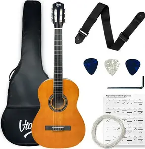 PRIMA V-TONE CG TWO YL Classical Guitar 4/4 Size Yellow Finish Nylon Strings