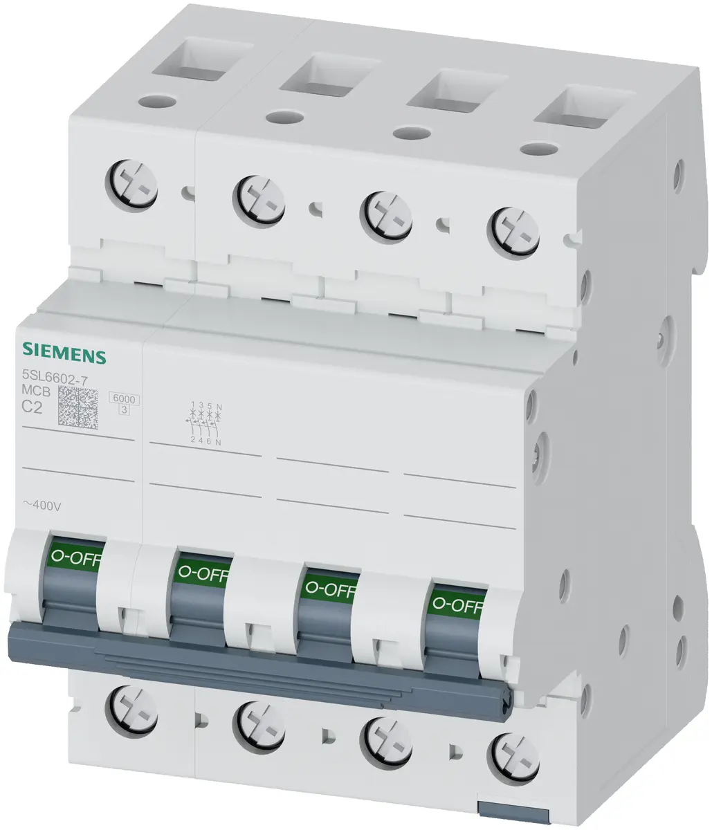 Siemens 5SL6602-7 Automātiskais slēdzis 2 A