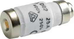 Плавкая вставка Hager LE1825 D02 gG 25A 400В